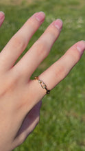 Load and play video in Gallery viewer, 18K Chain Link Ring

