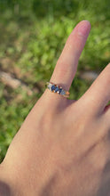Load and play video in Gallery viewer, 10K Sapphire Ring
