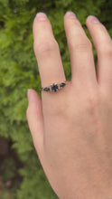 Load and play video in Gallery viewer, 10K Sapphire Diamond Ring
