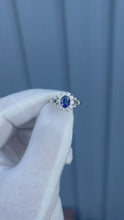 Load and play video in Gallery viewer, 14K Sapphire Diamond Ring
