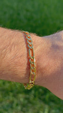 Load and play video in Gallery viewer, 10K Figaro Bracelet
