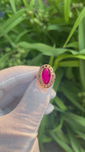 Load and play video in Gallery viewer, 14K Ruby Ring
