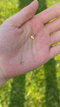 Load and play video in Gallery viewer, 10K “K” Necklace
