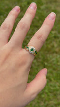 Load and play video in Gallery viewer, 18K Emerald Ring
