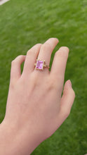 Load and play video in Gallery viewer, 10K Pink Topaz Ring
