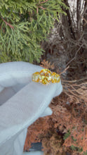 Load and play video in Gallery viewer, 10K Topaz &amp; Diamond Ring
