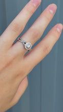Load and play video in Gallery viewer, 14K WG Diamond Ring
