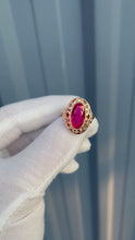 Load and play video in Gallery viewer, 14K Ruby Ring
