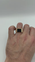 Load and play video in Gallery viewer, 10K Black Onyx Ring
