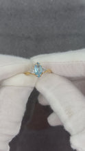 Load and play video in Gallery viewer, 10K Blue Topaz Ring
