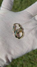 Load and play video in Gallery viewer, 14K Hoop Earrings
