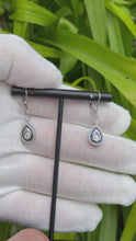 Load and play video in Gallery viewer, 14K Diamond &amp; Sapphire Earrings
