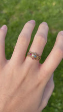 Load and play video in Gallery viewer, 10K Multi-Gemstone Ring
