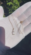 Load and play video in Gallery viewer, 10K Opal Diamond Necklace
