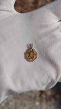 Load and play video in Gallery viewer, 10K Orange Topaz Pendant
