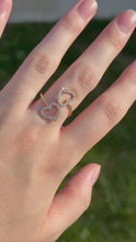 Load and play video in Gallery viewer, 18K Heart Ring
