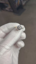Load and play video in Gallery viewer, 10K Sapphire &amp; Diamond Ring
