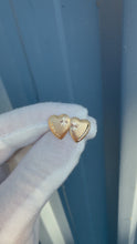 Load and play video in Gallery viewer, 10K Heart Earrings
