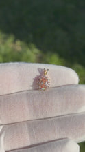 Load and play video in Gallery viewer, 10K Diamond and Citrine Pendant
