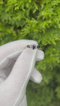 Load and play video in Gallery viewer, 10K Sapphire Diamond Ring
