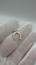 Load and play video in Gallery viewer, 14K Horseshoe Pendant
