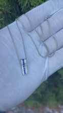 Load and play video in Gallery viewer, 18K Diamond Sapphire Necklace
