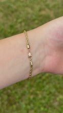 Load and play video in Gallery viewer, 14K Rope/Box Bracelet
