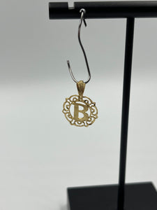 10K “B” Pendant