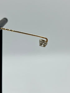 14K Diamond Pin