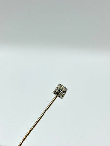 14K Diamond Pin