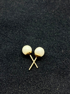 14k Quartz Earrings