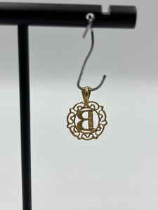 10K “B” Pendant