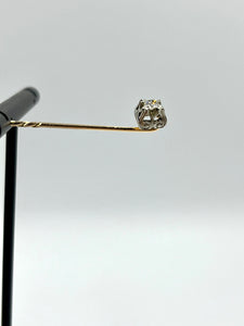 14K Diamond Pin