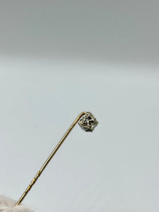 14K Diamond Pin