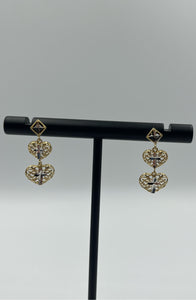 10K Cross Earrings